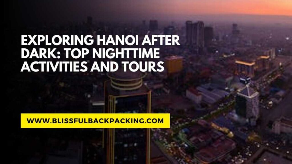 things to do in hanoi at night